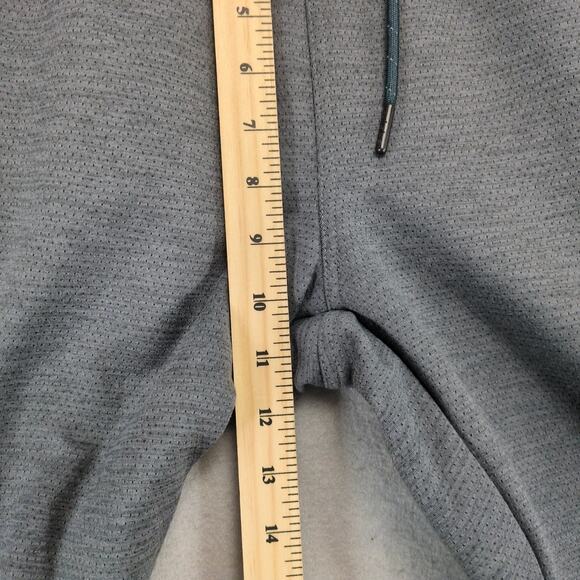 Quiksilver Gray Fleece Lined Sweatpants Men's S Elastic Waist Zip Pockets Jogger - Picture 8 of 10